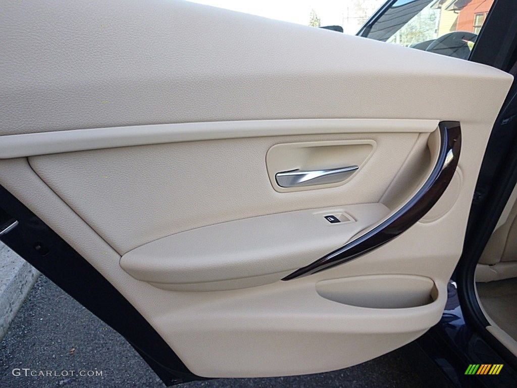 2014 BMW 3 Series 320i xDrive Sedan Venetian Beige Door Panel Photo #118958198