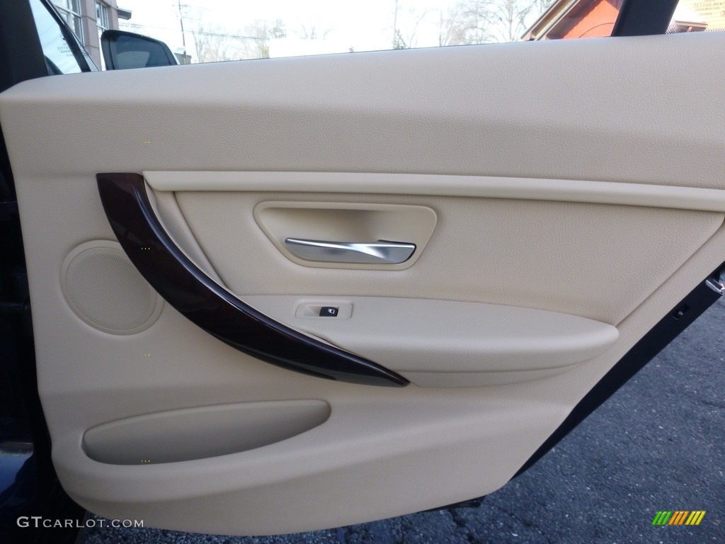 2014 BMW 3 Series 320i xDrive Sedan Venetian Beige Door Panel Photo #118958357