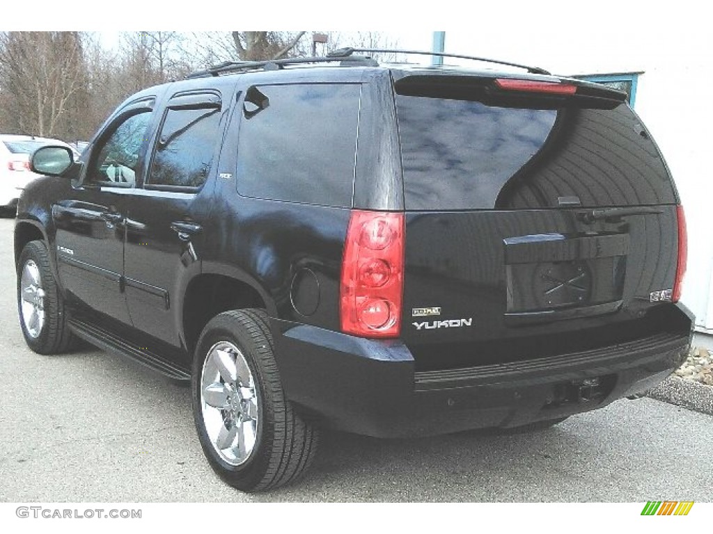 2009 Yukon SLT 4x4 - Deep Blue Metallic / Ebony photo #5