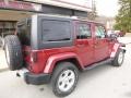 2011 Deep Cherry Red Jeep Wrangler Unlimited Sahara 4x4  photo #2