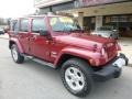 2011 Deep Cherry Red Jeep Wrangler Unlimited Sahara 4x4  photo #7