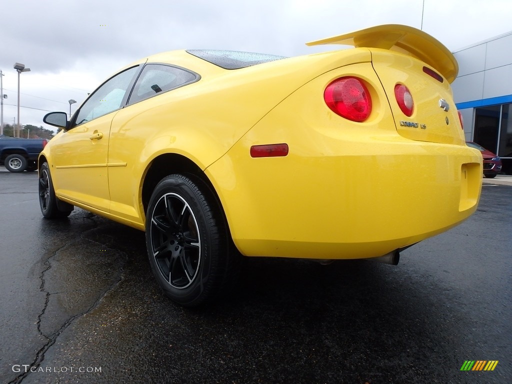 2006 Cobalt LS Coupe - Rally Yellow / Gray photo #7