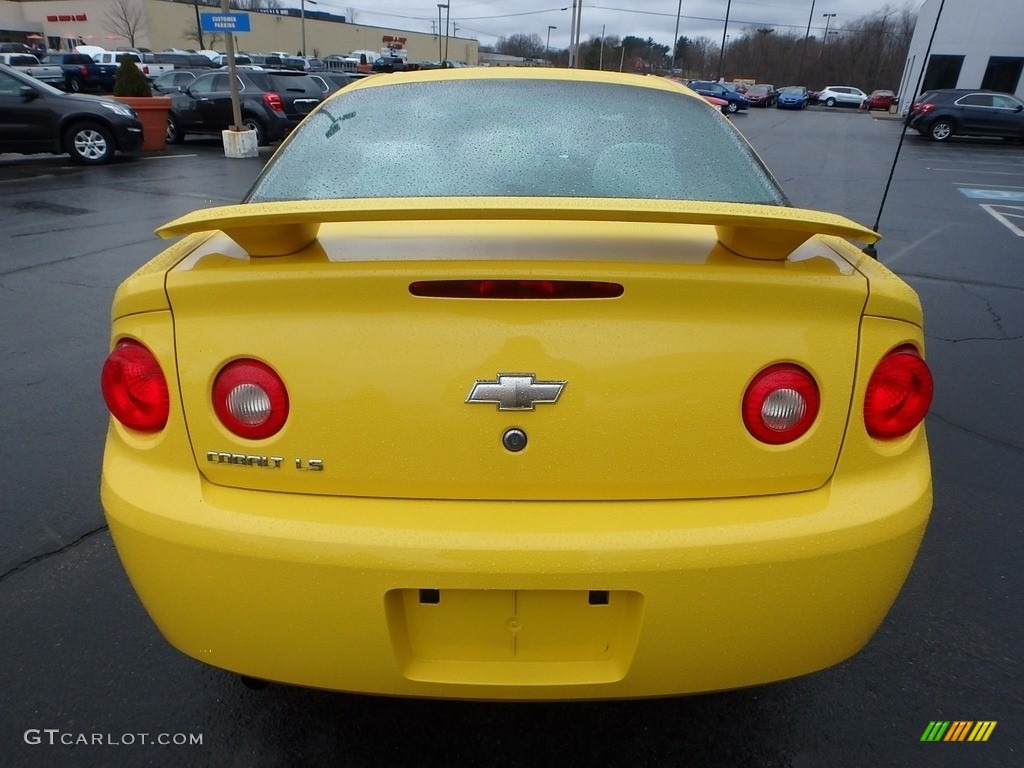 2006 Cobalt LS Coupe - Rally Yellow / Gray photo #8