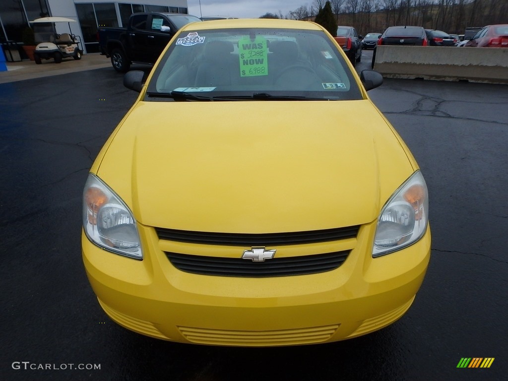 2006 Cobalt LS Coupe - Rally Yellow / Gray photo #16