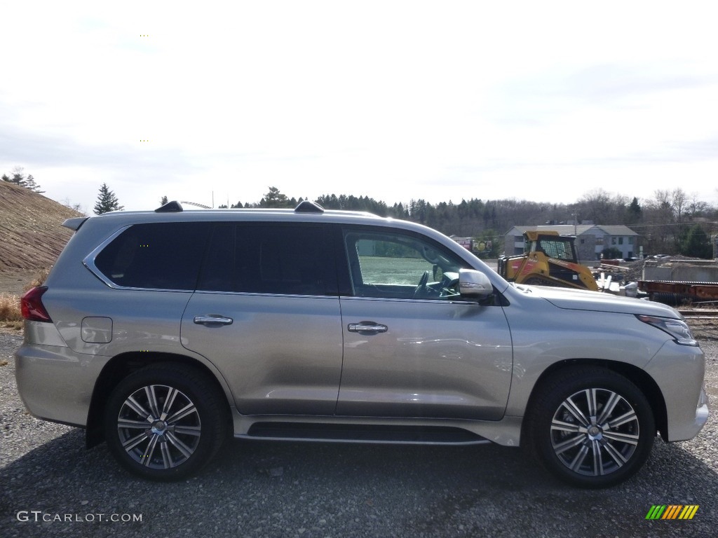 2017 LX 570 - Atomic Silver / Cabernet photo #2
