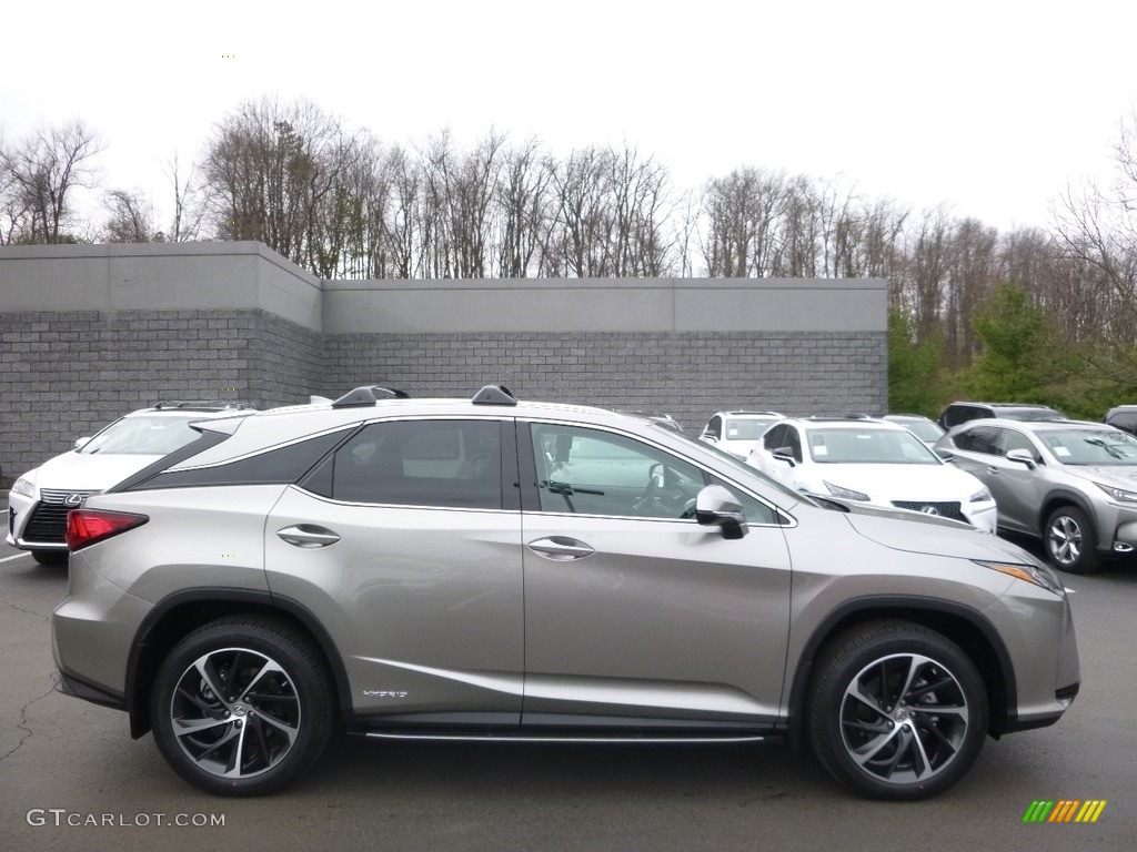 Silver Lining Metallic 2017 Lexus RX 450h AWD Exterior Photo #118961918