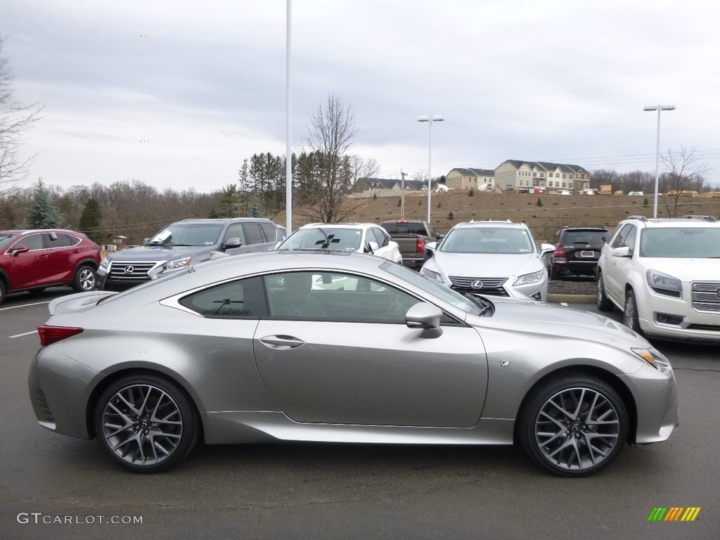 2017 RC 350 F Sport AWD - Silver Lining Metallic / Black photo #2