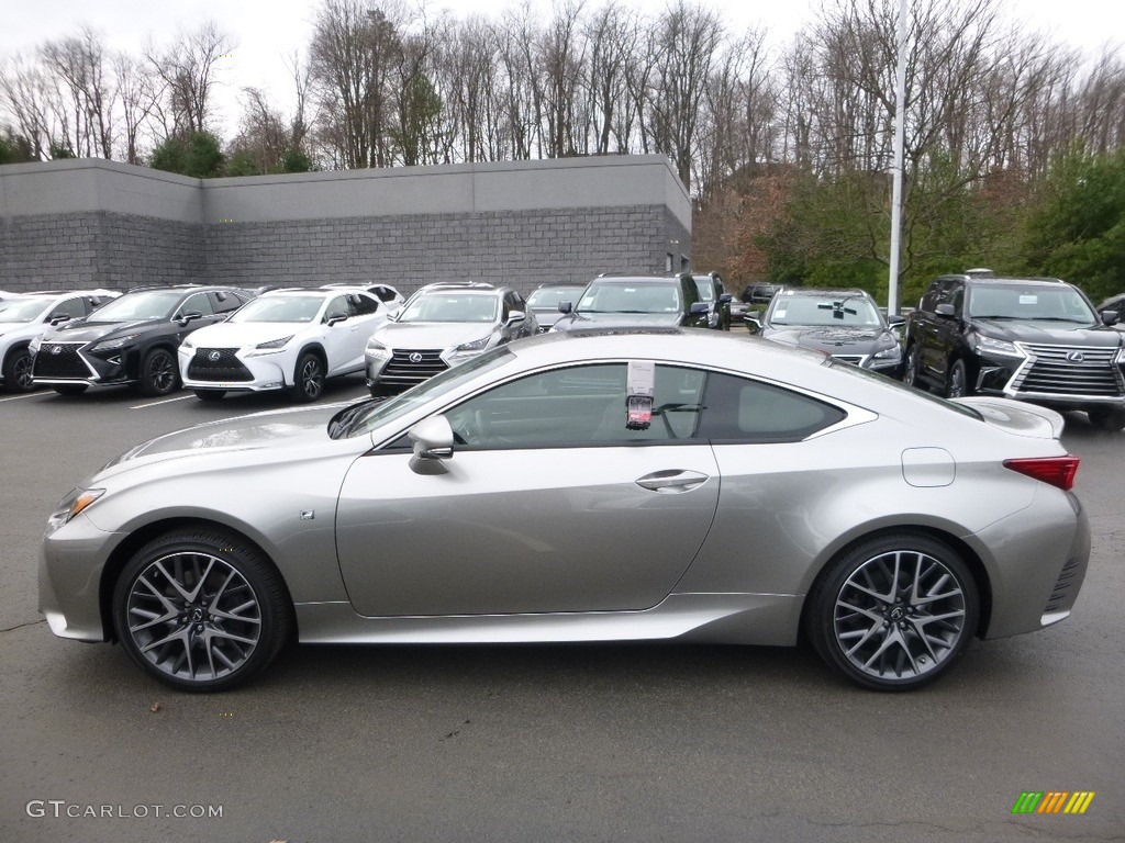 2017 RC 350 F Sport AWD - Silver Lining Metallic / Black photo #3