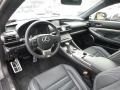Black 2017 Lexus RC 350 F Sport AWD Interior Color