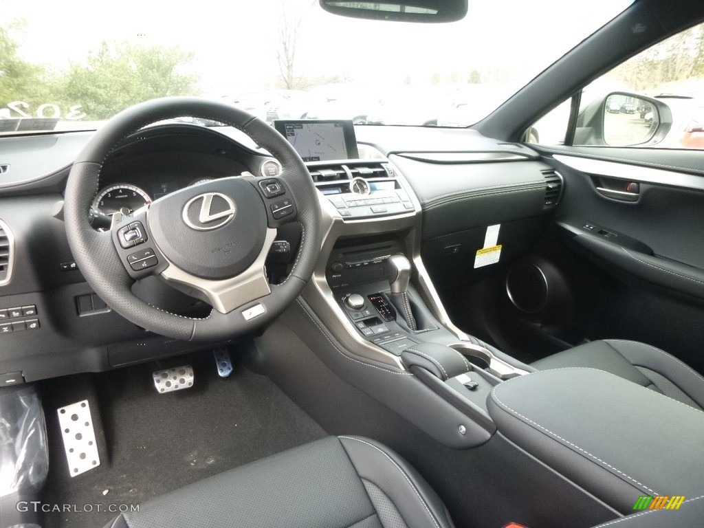 Black Interior 2017 Lexus NX 200t F Sport AWD Photo #118962503
