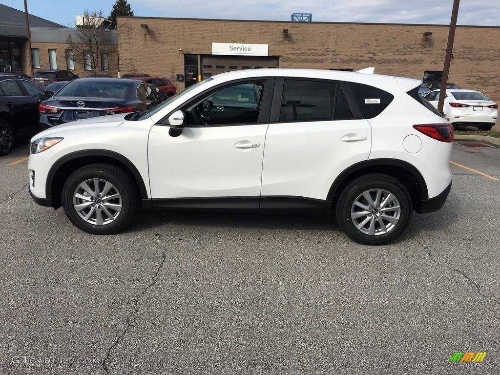 2016 CX-5 Touring AWD - Crystal White Pearl Mica / Black photo #2