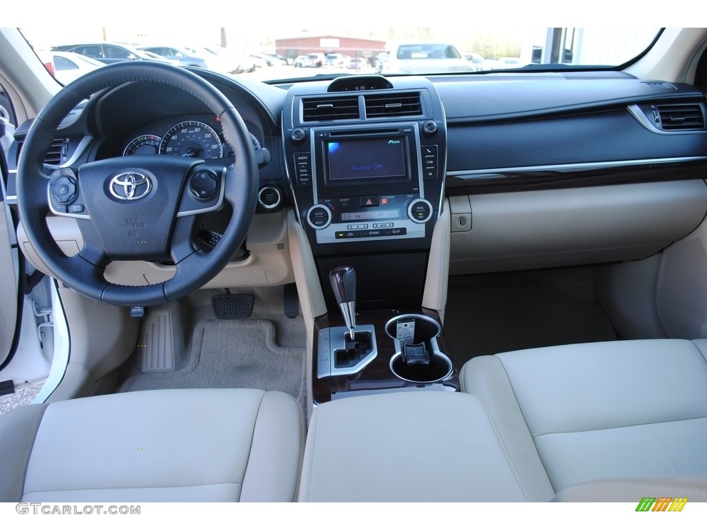 2014 Camry XLE - Super White / Ivory photo #9