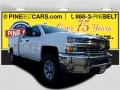 Summit White - Silverado 3500HD Work Truck Double Cab Dual Rear Wheel 4x4 Chassis Photo No. 1