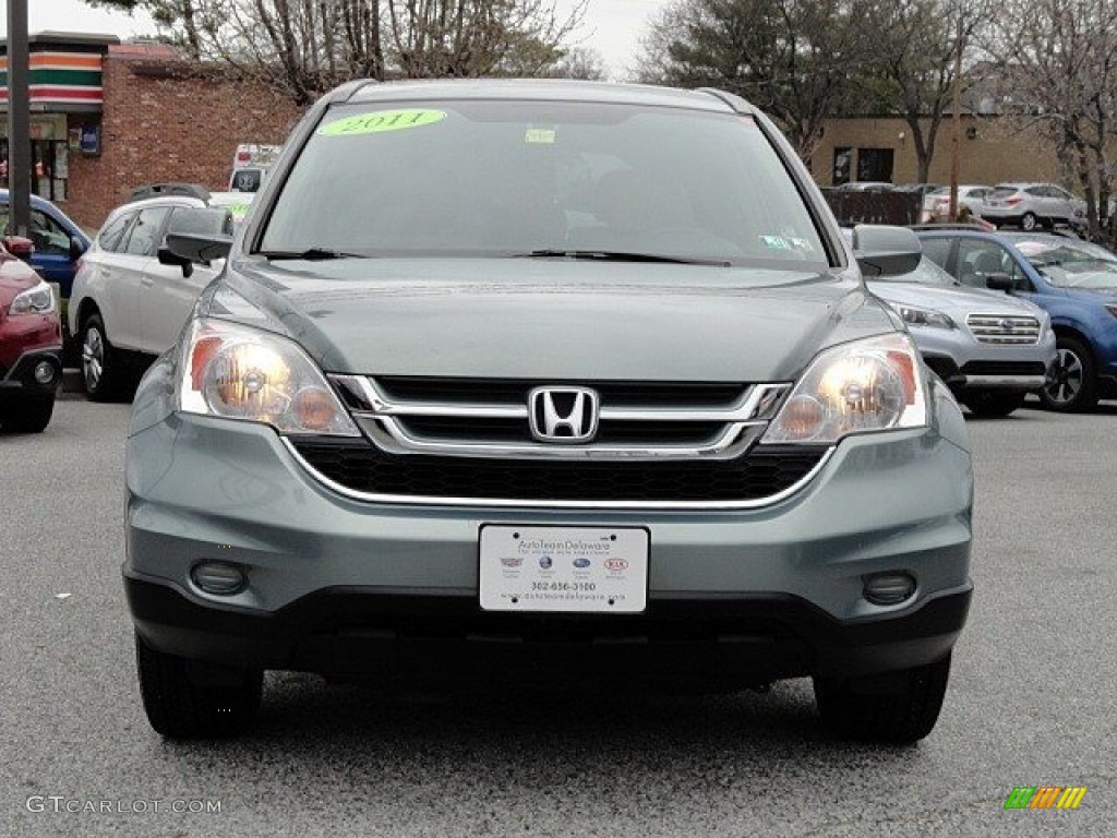 2011 CR-V EX-L 4WD - Opal Sage Metallic / Ivory photo #2