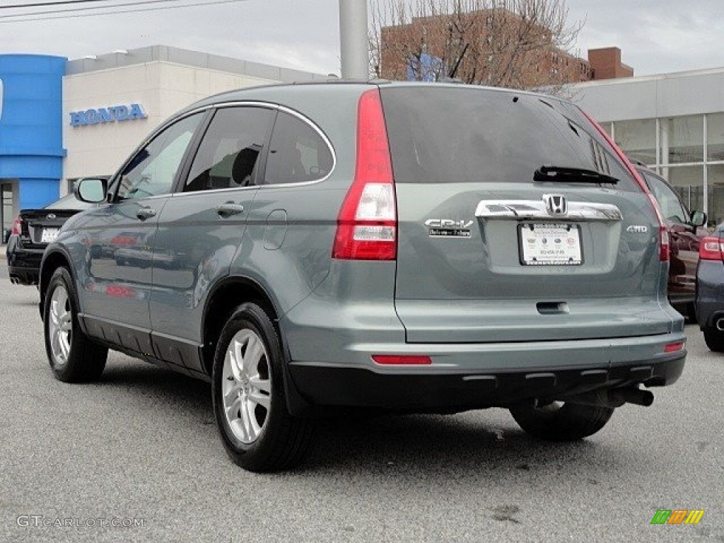 2011 CR-V EX-L 4WD - Opal Sage Metallic / Ivory photo #4