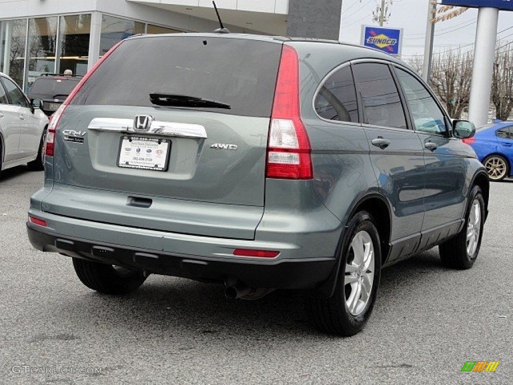 2011 CR-V EX-L 4WD - Opal Sage Metallic / Ivory photo #6