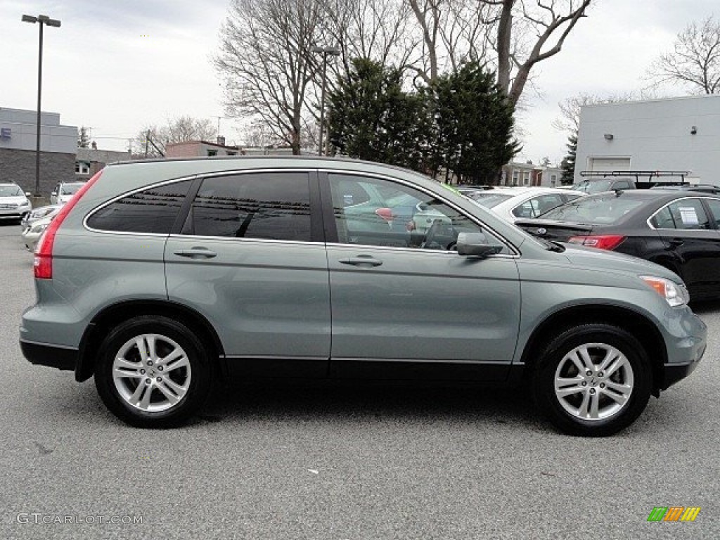 2011 CR-V EX-L 4WD - Opal Sage Metallic / Ivory photo #7