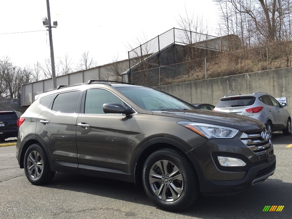 2013 Santa Fe Sport AWD - Cabo Bronze / Beige photo #3