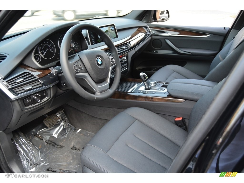 Black Interior 2017 BMW X5 xDrive35i Photo #118966172
