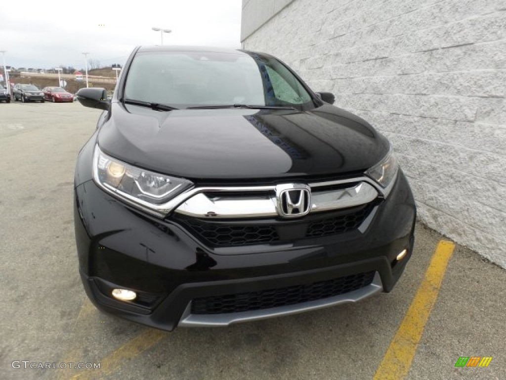 2017 CR-V EX-L AWD - Crystal Black Pearl / Black photo #4