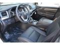  2017 Highlander Hybrid Limited Platinum AWD Black Interior