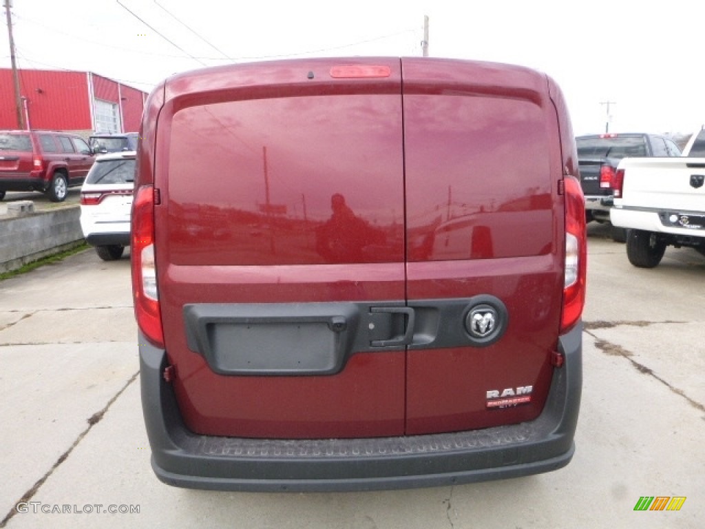 2017 ProMaster City Tradesman Cargo Van - Deep Red Metallic / Black photo #6