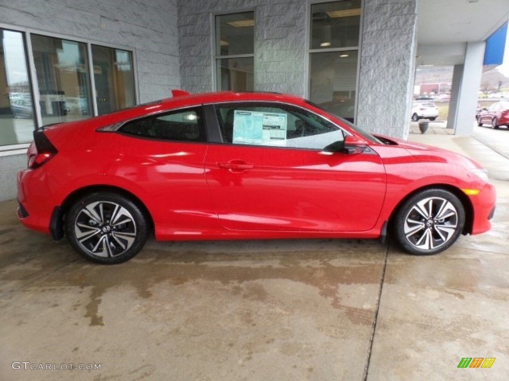 Rallye Red 2017 Honda Civic EX-L Coupe Exterior Photo #118968357