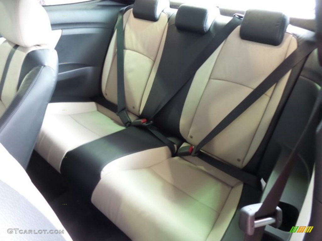 Black Interior 2017 Honda Civic EX-L Coupe Photo #118968537