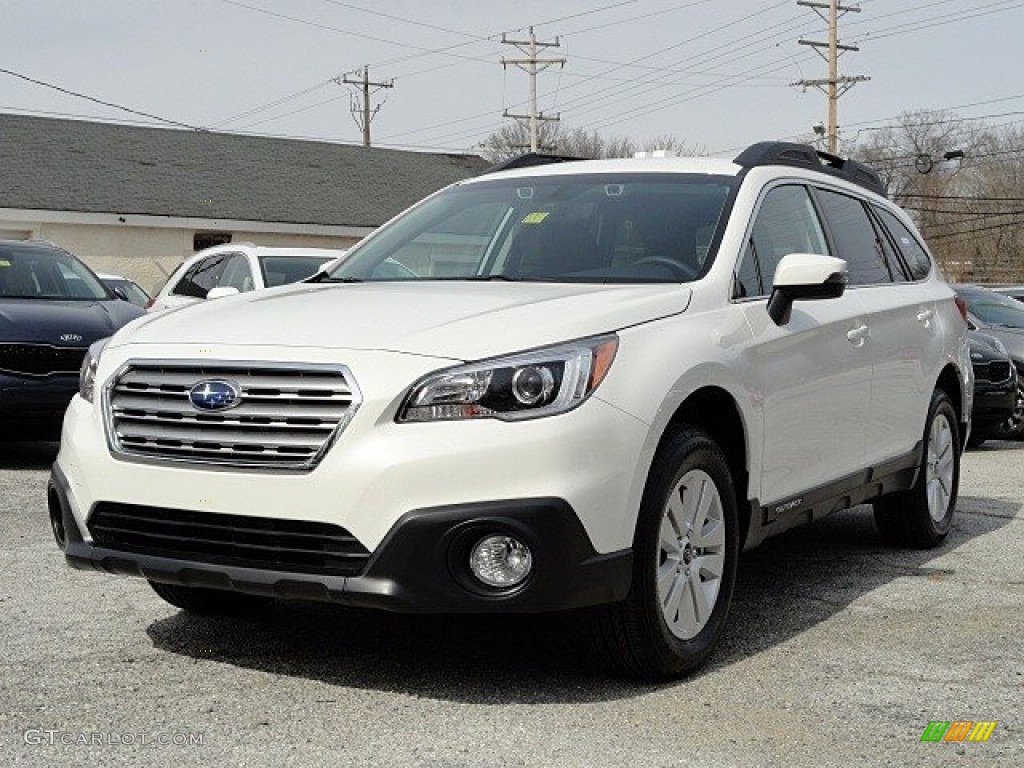 Crystal White Pearl 2017 Subaru Outback 2.5i Premium Exterior Photo #118969290