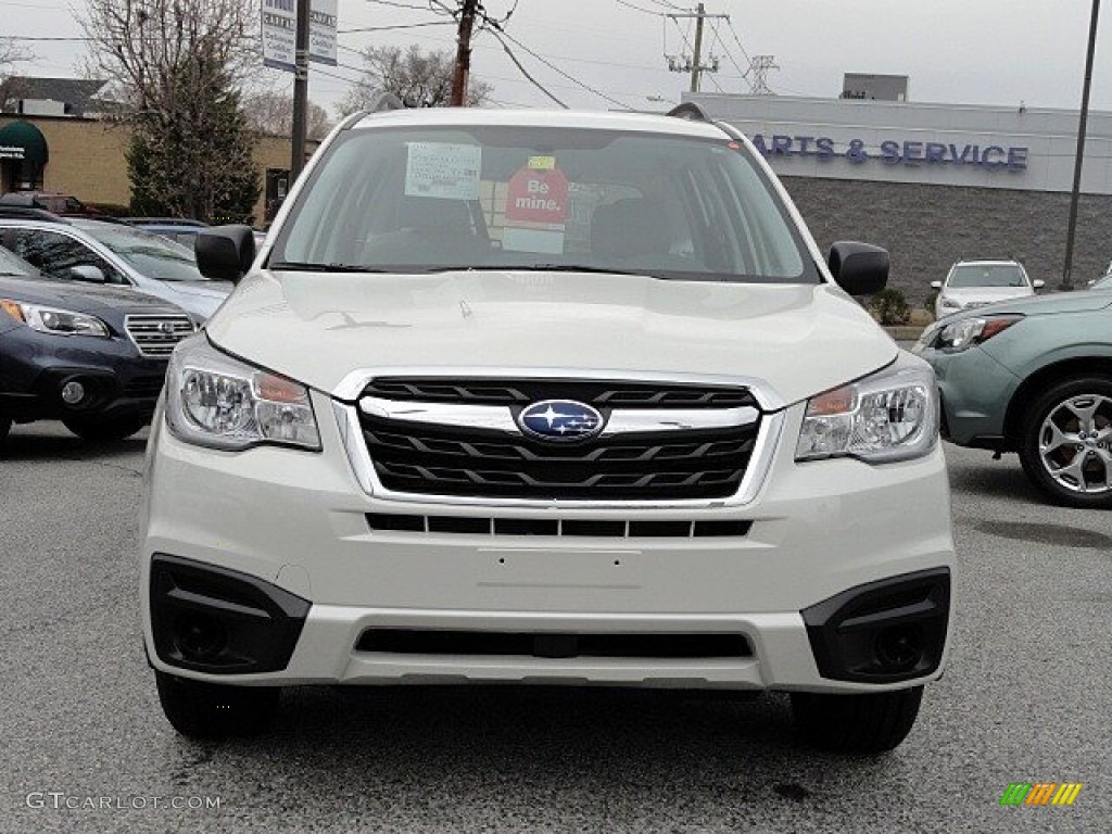 2017 Forester 2.5i - Crystal White Pearl / Gray photo #2