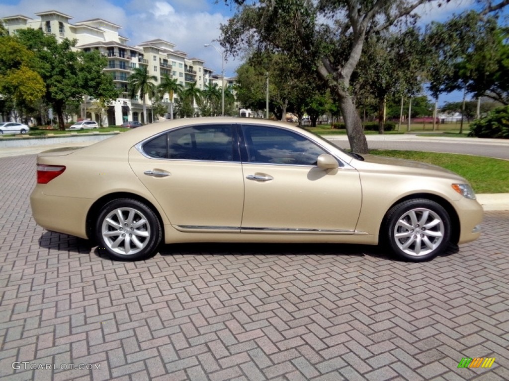 2008 LS 460 - Golden Almond Metallic / Alabaster photo #3