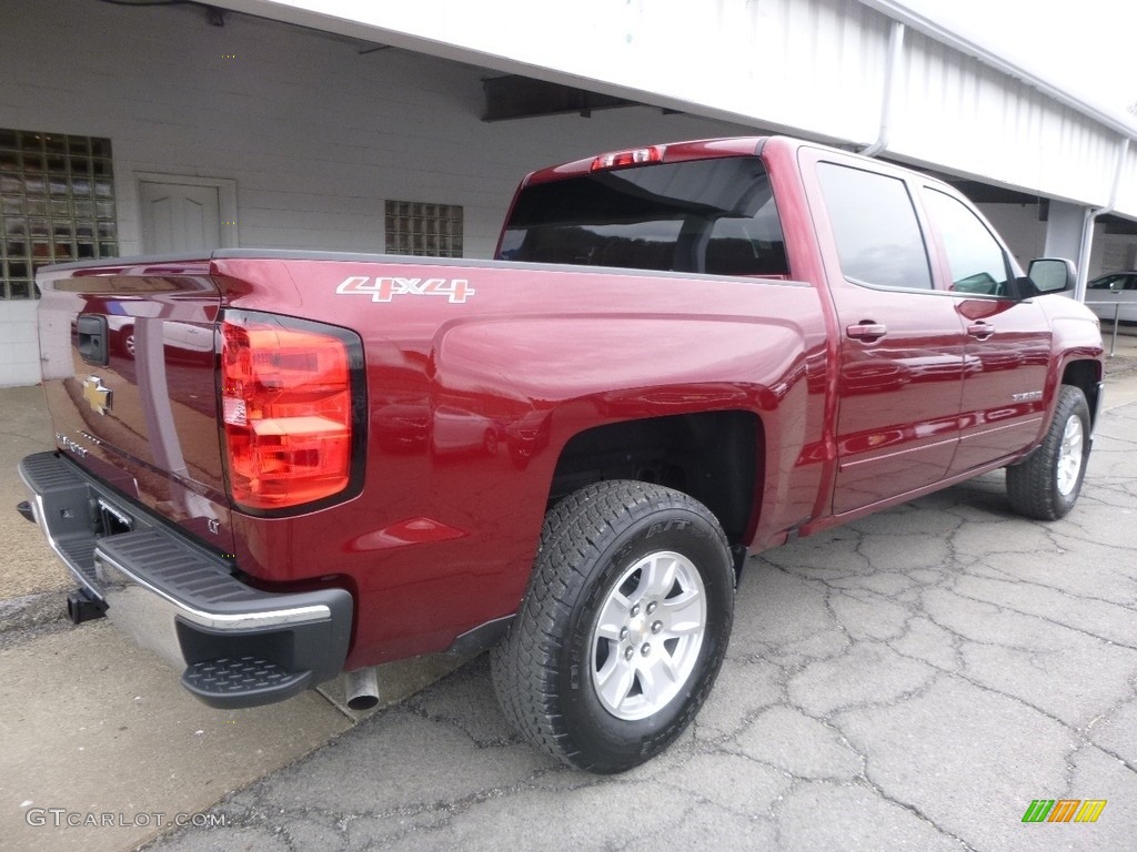 2017 Silverado 1500 LT Crew Cab 4x4 - Siren Red Tintcoat / Jet Black photo #2