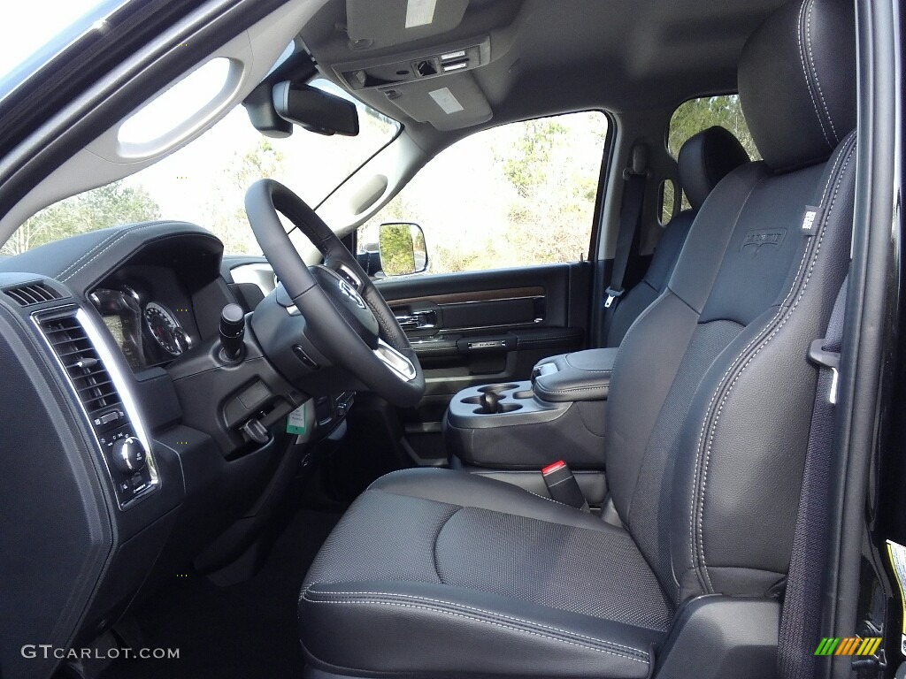 Black Interior 2017 Ram 3500 Laramie Mega Cab 4x4 Dual Rear Wheel Photo #118973607