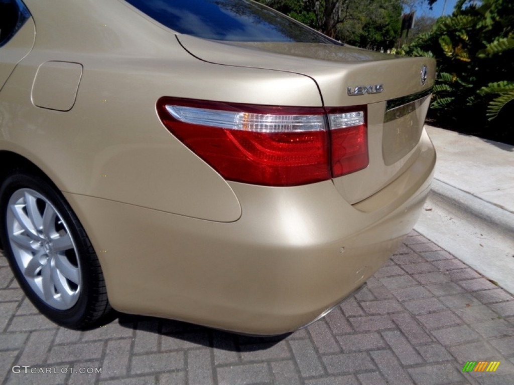 2008 LS 460 - Golden Almond Metallic / Alabaster photo #28