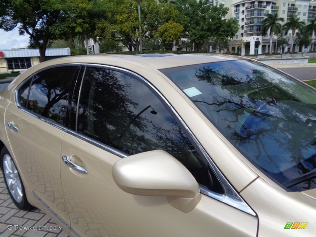 2008 LS 460 - Golden Almond Metallic / Alabaster photo #51