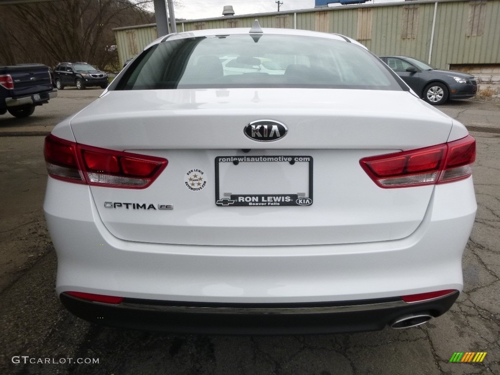 2017 Optima LX - Snow White Pearl / Black photo #5