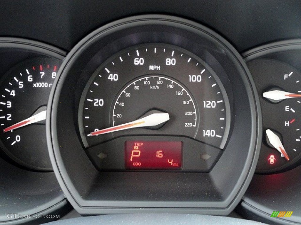 2017 Rio LX Sedan - Bright Silver / Black photo #22