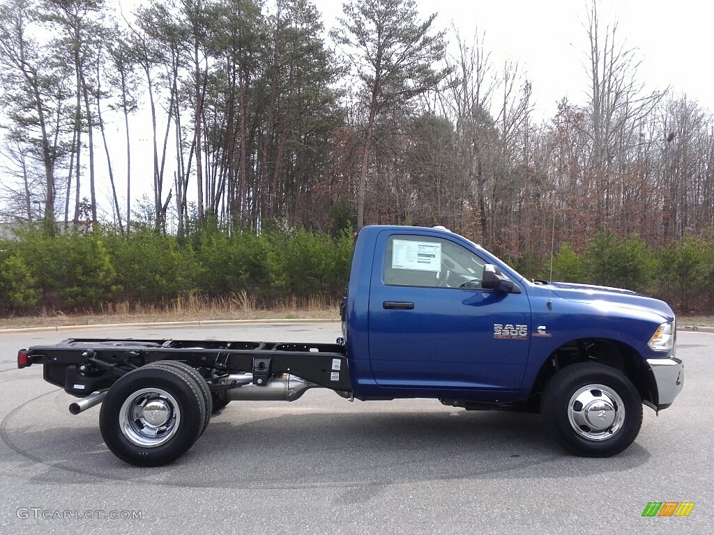 Blue Streak Pearl 2017 Ram 3500 Tradesman Regular Cab 4x4 Chassis Exterior Photo #118975116