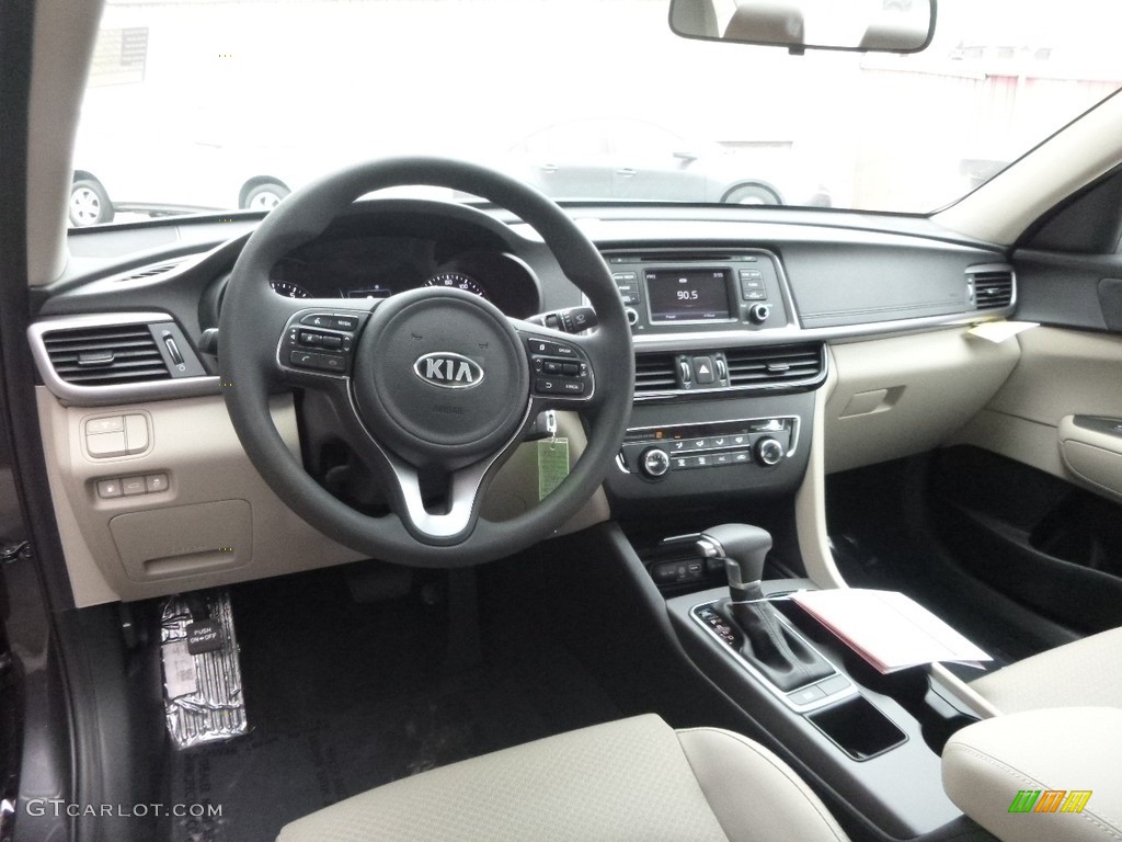 Beige Interior 2017 Kia Optima LX Photo #118975530