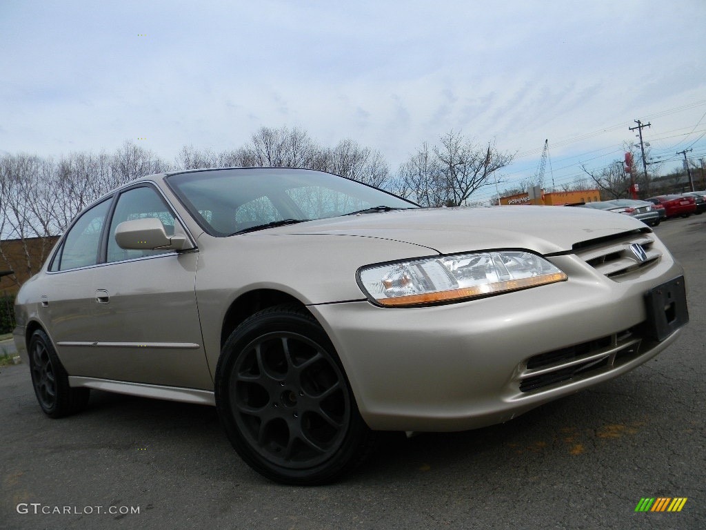 2001 Accord EX Sedan - Naples Gold Metallic / Ivory photo #2