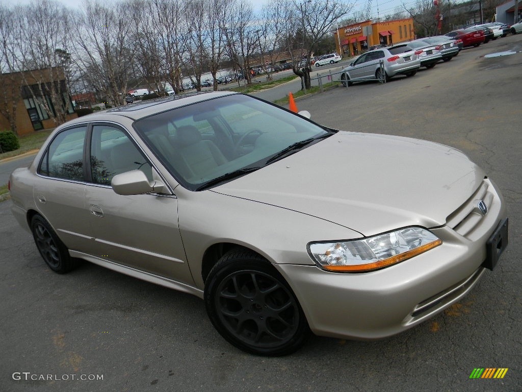 2001 Accord EX Sedan - Naples Gold Metallic / Ivory photo #3