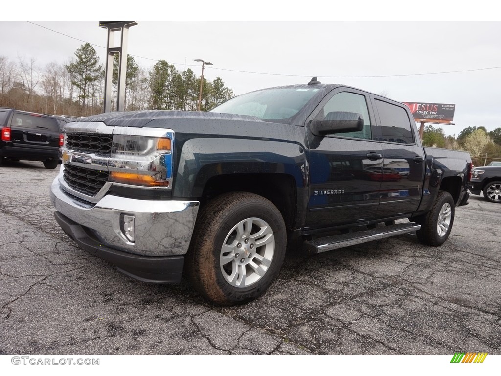 2017 Silverado 1500 LT Crew Cab - Graphite Metallic / Jet Black photo #3