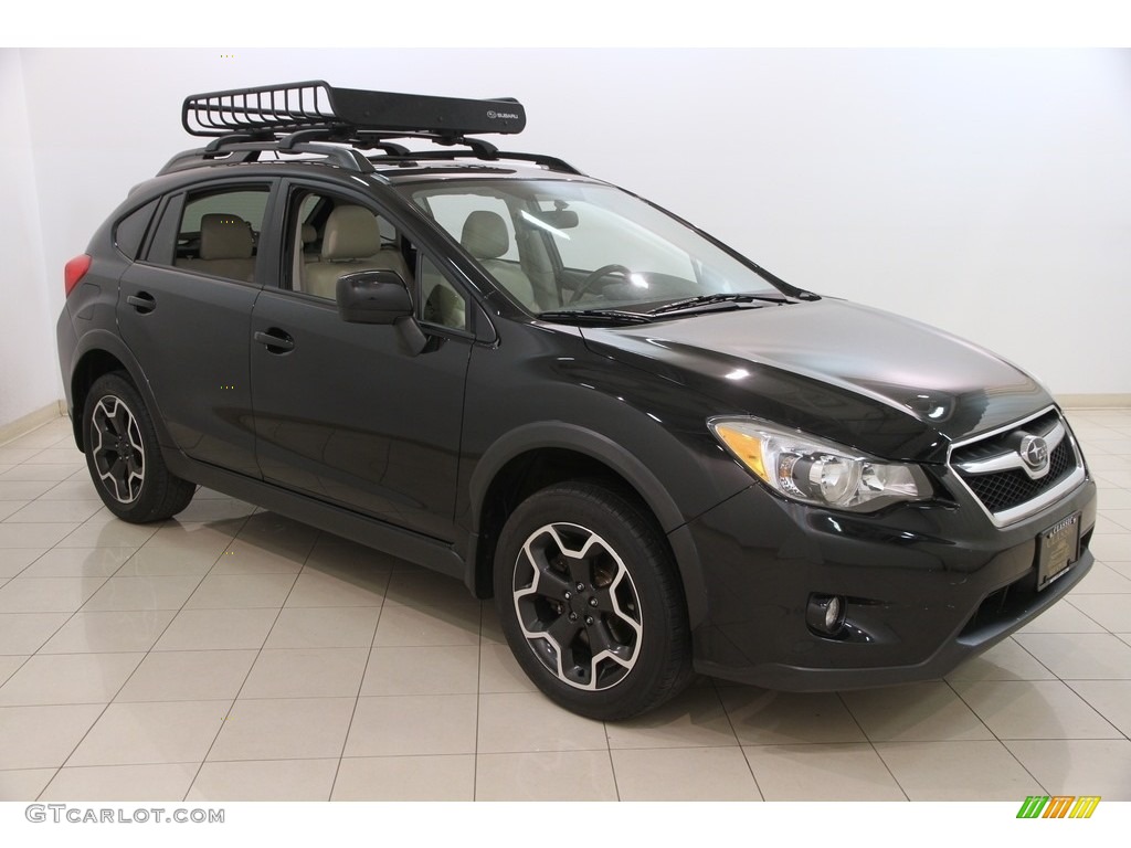 2014 XV Crosstrek 2.0i Limited - Crystal Black Silica / Ivory photo #1