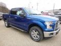 2017 Lightning Blue Ford F150 XLT SuperCrew 4x4  photo #8