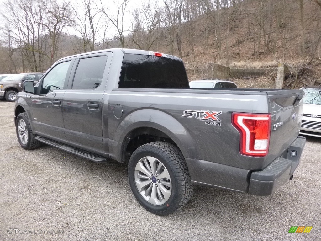 2017 F150 XL SuperCrew 4x4 - Magnetic / Black photo #5