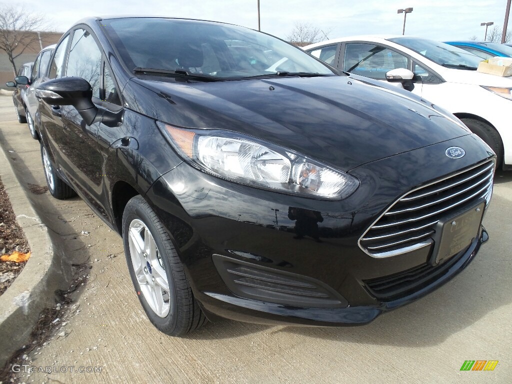 2017 Fiesta SE Hatchback - Shadow Black / Charcoal Black photo #1