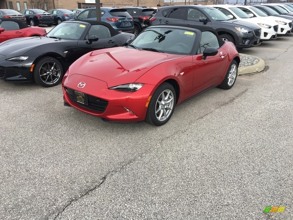 Soul Red Metallic 2017 Mazda MX-5 Miata Sport Exterior Photo #118980933