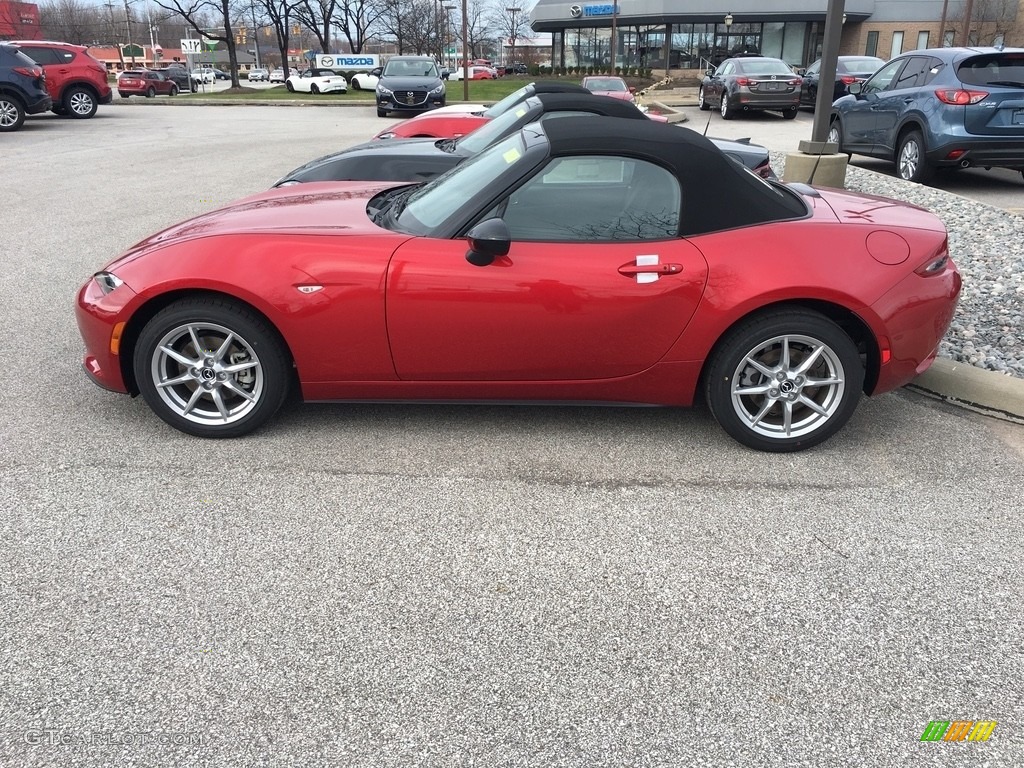 Soul Red Metallic 2017 Mazda MX-5 Miata Sport Exterior Photo #118980963