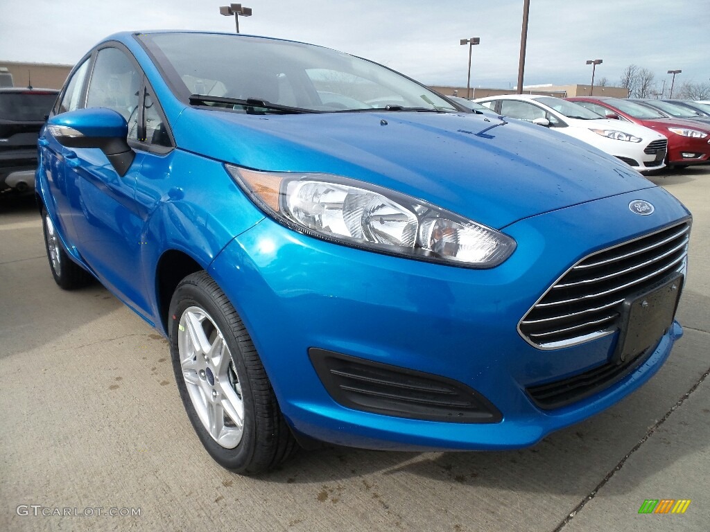 2017 Fiesta SE Sedan - Blue Candy / Charcoal Black photo #1