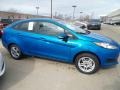 2017 Blue Candy Ford Fiesta SE Sedan  photo #3